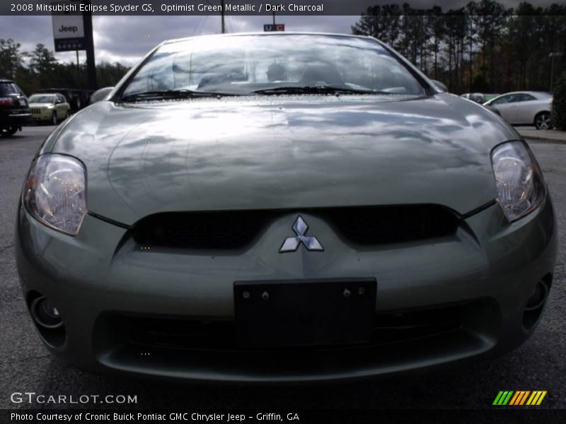 Optimist Green Metallic / Dark Charcoal 2008 Mitsubishi Eclipse Spyder GS