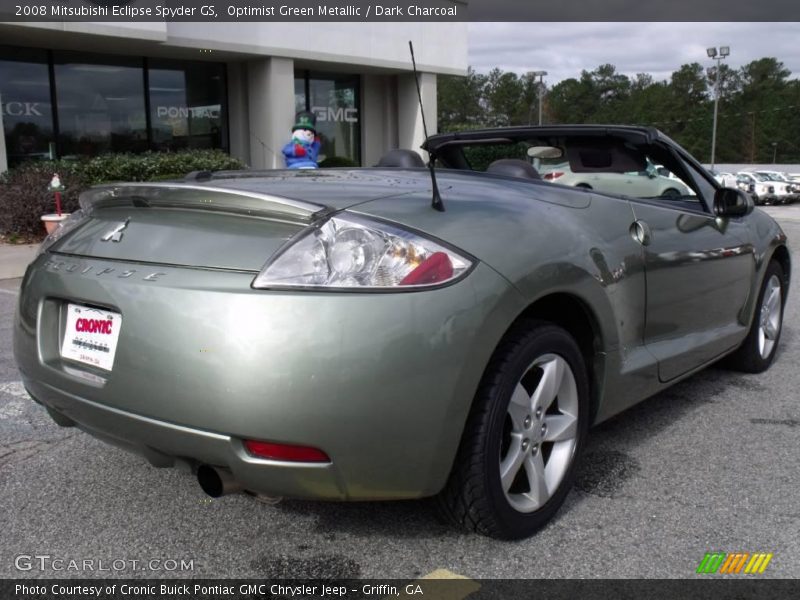 Optimist Green Metallic / Dark Charcoal 2008 Mitsubishi Eclipse Spyder GS
