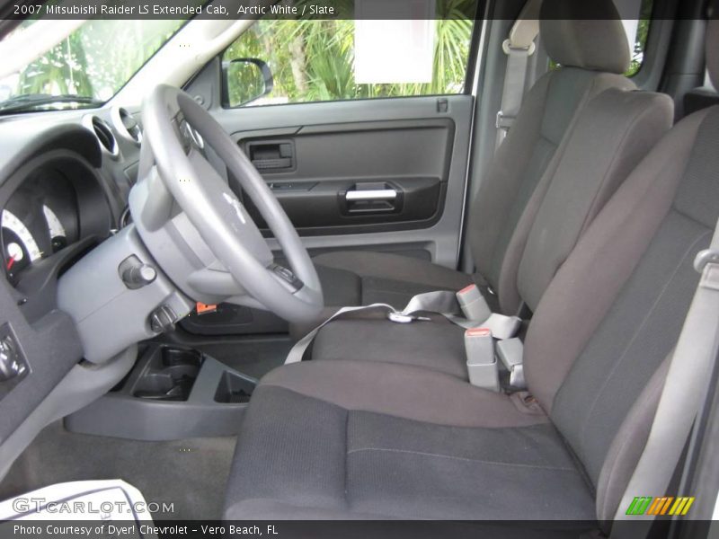 Arctic White / Slate 2007 Mitsubishi Raider LS Extended Cab