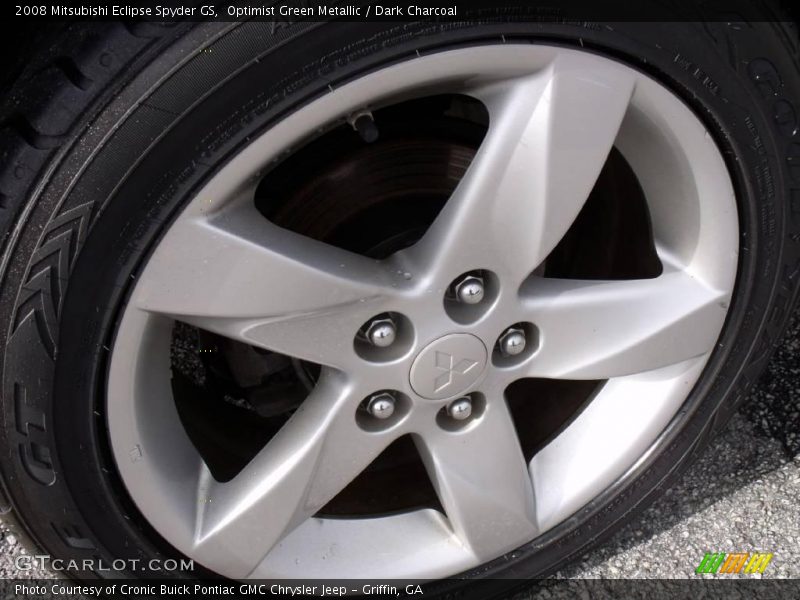 Optimist Green Metallic / Dark Charcoal 2008 Mitsubishi Eclipse Spyder GS