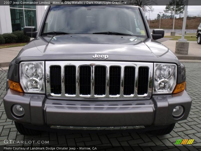 Mineral Gray Metallic / Dark Khaki/Light Graystone 2007 Jeep Commander Limited
