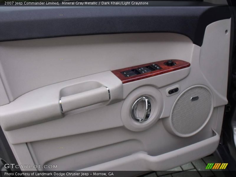 Mineral Gray Metallic / Dark Khaki/Light Graystone 2007 Jeep Commander Limited