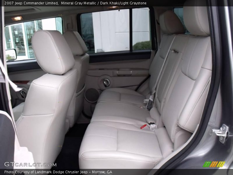 Mineral Gray Metallic / Dark Khaki/Light Graystone 2007 Jeep Commander Limited