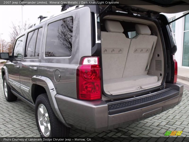 Mineral Gray Metallic / Dark Khaki/Light Graystone 2007 Jeep Commander Limited