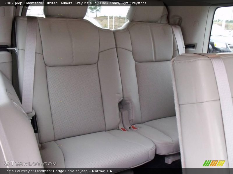 Mineral Gray Metallic / Dark Khaki/Light Graystone 2007 Jeep Commander Limited