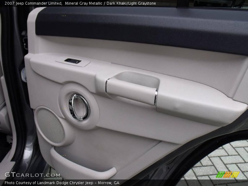 Mineral Gray Metallic / Dark Khaki/Light Graystone 2007 Jeep Commander Limited