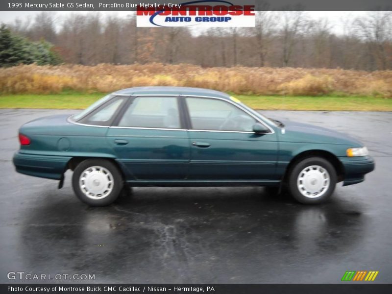 Portofino Blue Metallic / Grey 1995 Mercury Sable GS Sedan