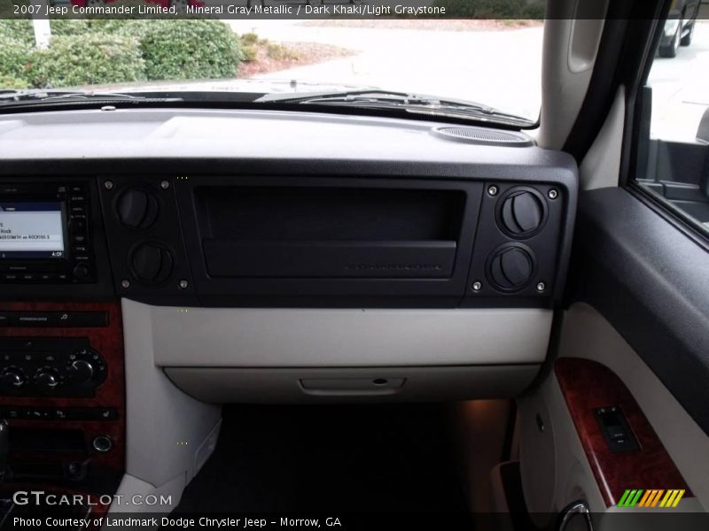 Mineral Gray Metallic / Dark Khaki/Light Graystone 2007 Jeep Commander Limited