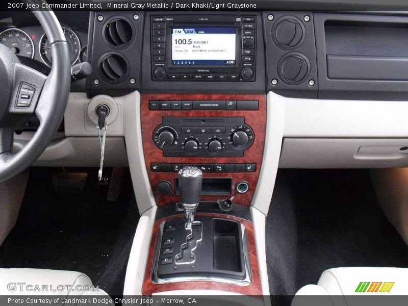 Mineral Gray Metallic / Dark Khaki/Light Graystone 2007 Jeep Commander Limited