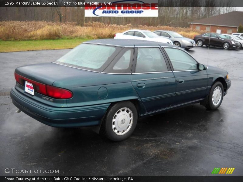 Portofino Blue Metallic / Grey 1995 Mercury Sable GS Sedan