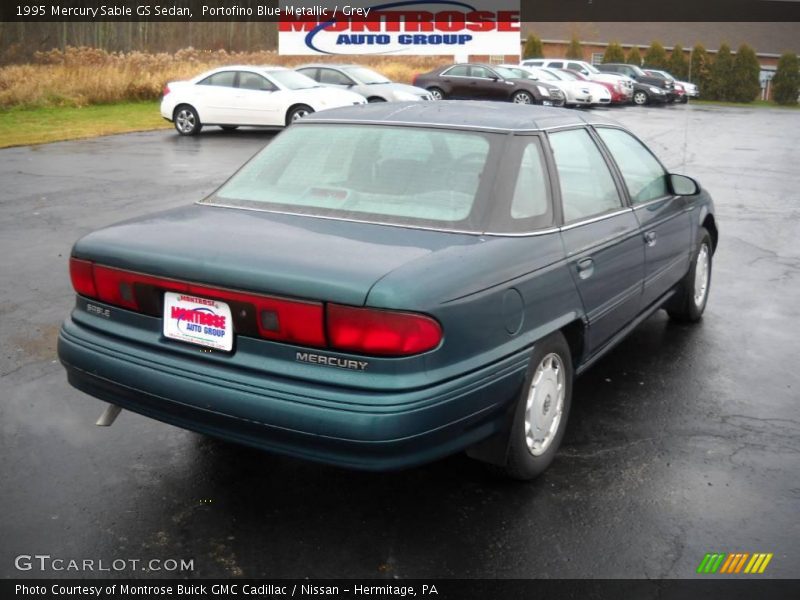 Portofino Blue Metallic / Grey 1995 Mercury Sable GS Sedan