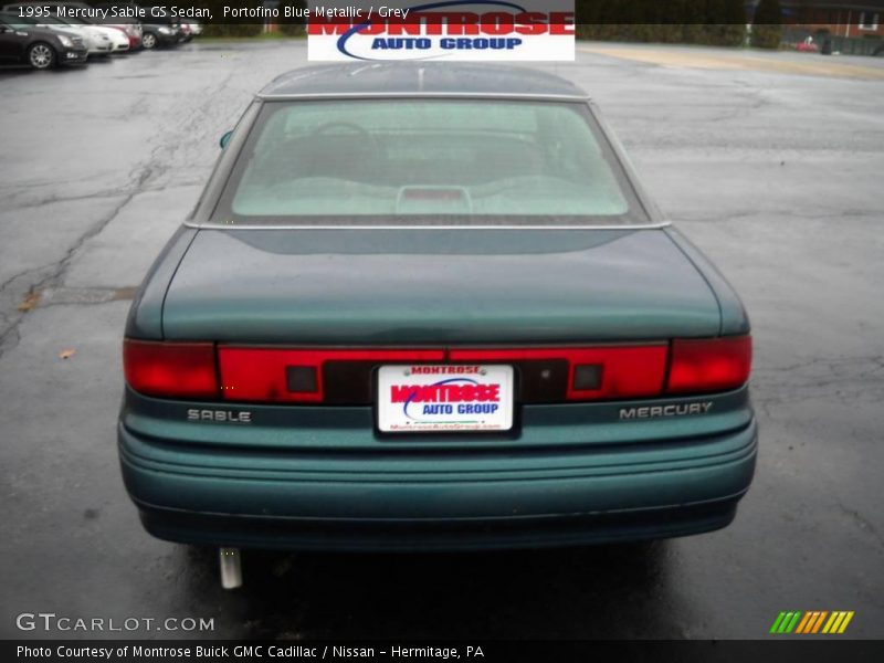 Portofino Blue Metallic / Grey 1995 Mercury Sable GS Sedan
