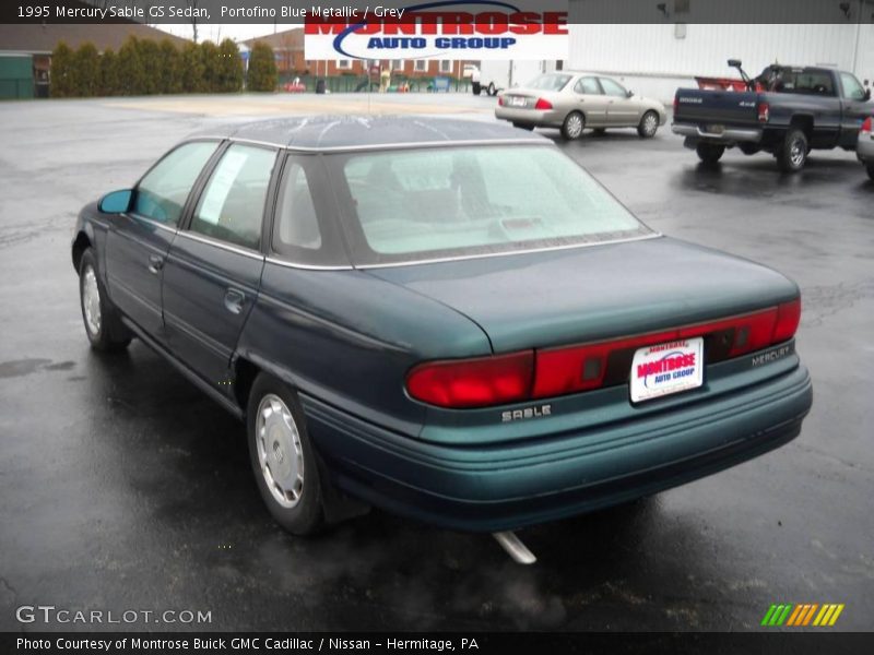 Portofino Blue Metallic / Grey 1995 Mercury Sable GS Sedan
