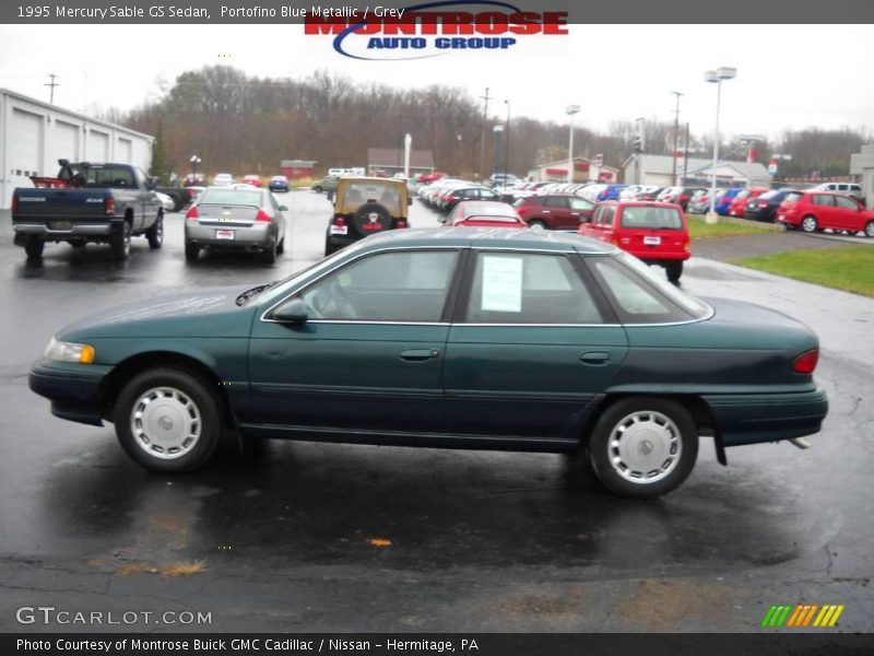 Portofino Blue Metallic / Grey 1995 Mercury Sable GS Sedan