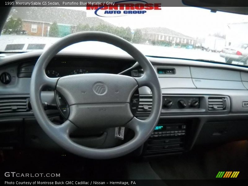 Portofino Blue Metallic / Grey 1995 Mercury Sable GS Sedan