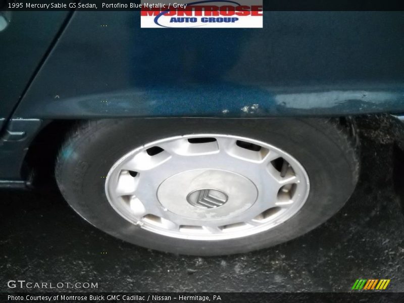 Portofino Blue Metallic / Grey 1995 Mercury Sable GS Sedan