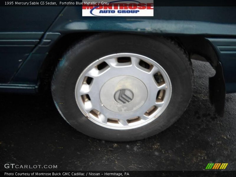 Portofino Blue Metallic / Grey 1995 Mercury Sable GS Sedan