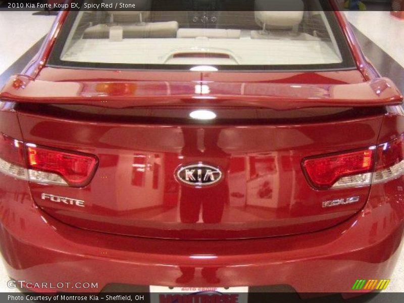 Spicy Red / Stone 2010 Kia Forte Koup EX