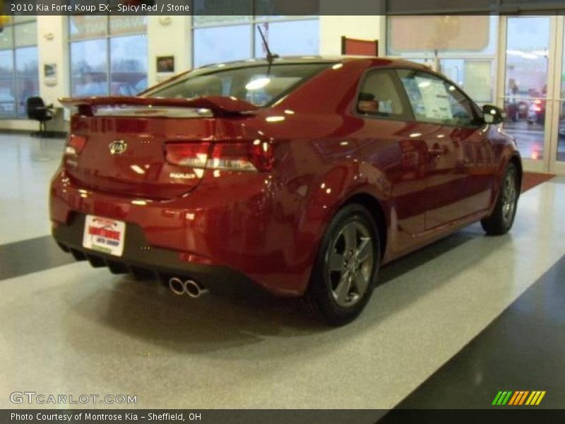 Spicy Red / Stone 2010 Kia Forte Koup EX