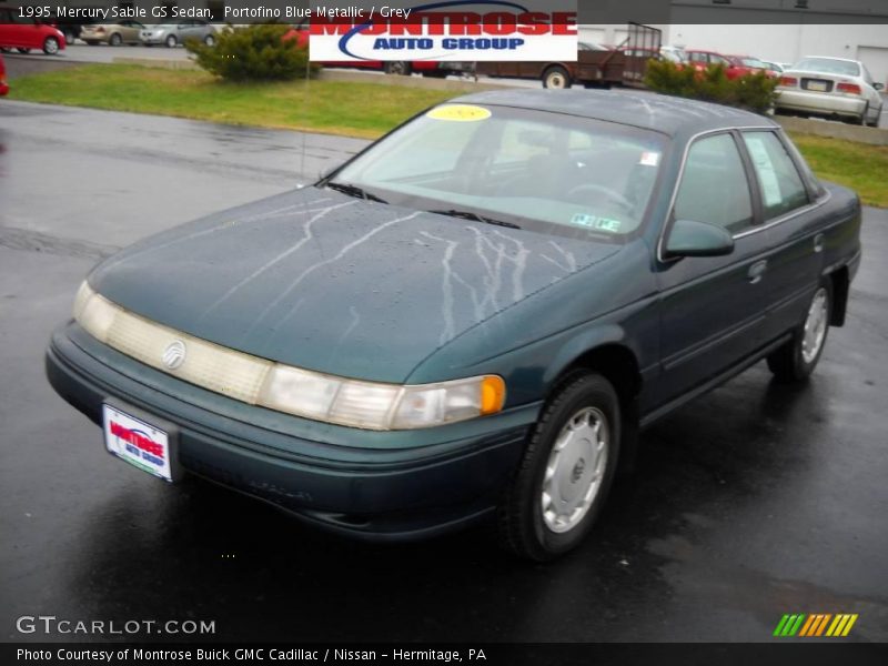 Portofino Blue Metallic / Grey 1995 Mercury Sable GS Sedan