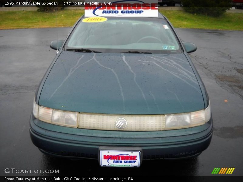 Portofino Blue Metallic / Grey 1995 Mercury Sable GS Sedan
