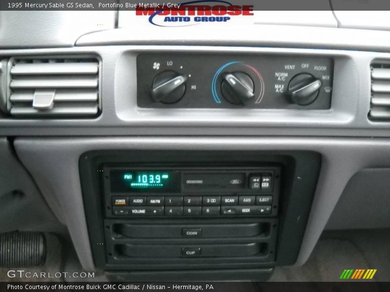 Portofino Blue Metallic / Grey 1995 Mercury Sable GS Sedan