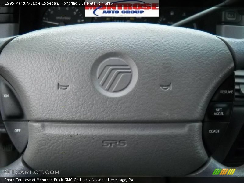 Portofino Blue Metallic / Grey 1995 Mercury Sable GS Sedan