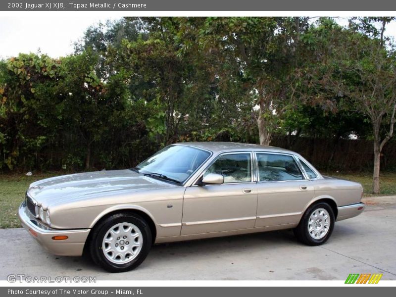 Topaz Metallic / Cashmere 2002 Jaguar XJ XJ8