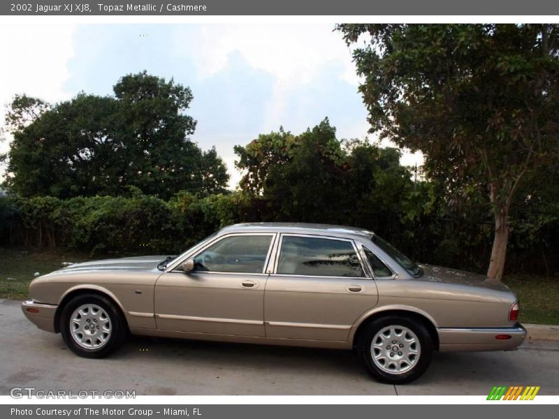 Topaz Metallic / Cashmere 2002 Jaguar XJ XJ8