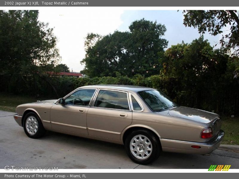 Topaz Metallic / Cashmere 2002 Jaguar XJ XJ8