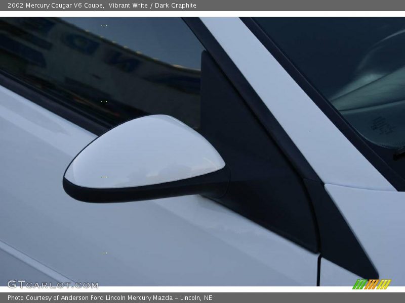 Vibrant White / Dark Graphite 2002 Mercury Cougar V6 Coupe