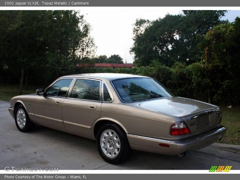 Topaz Metallic / Cashmere 2002 Jaguar XJ XJ8