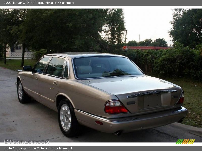 Topaz Metallic / Cashmere 2002 Jaguar XJ XJ8