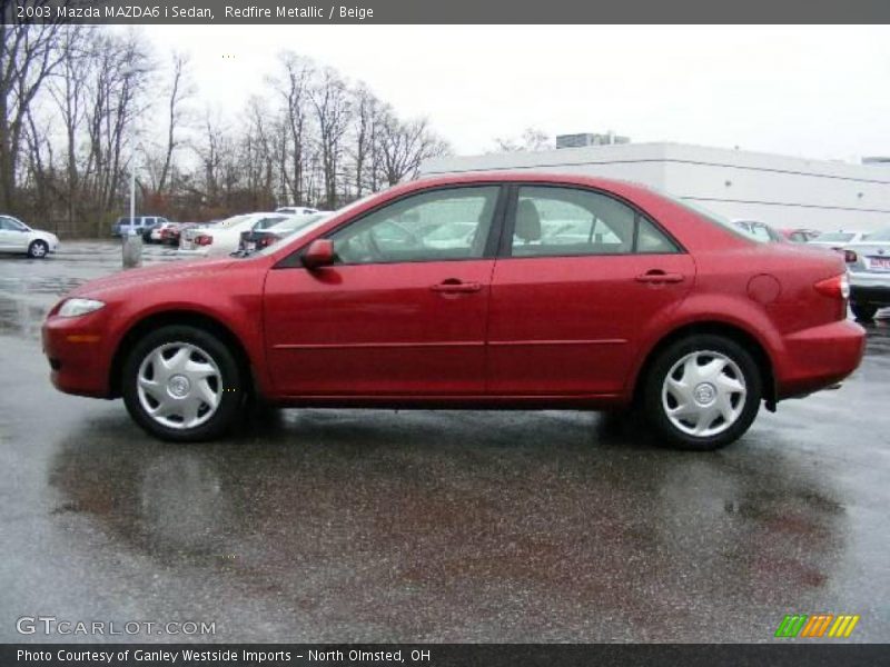 Redfire Metallic / Beige 2003 Mazda MAZDA6 i Sedan