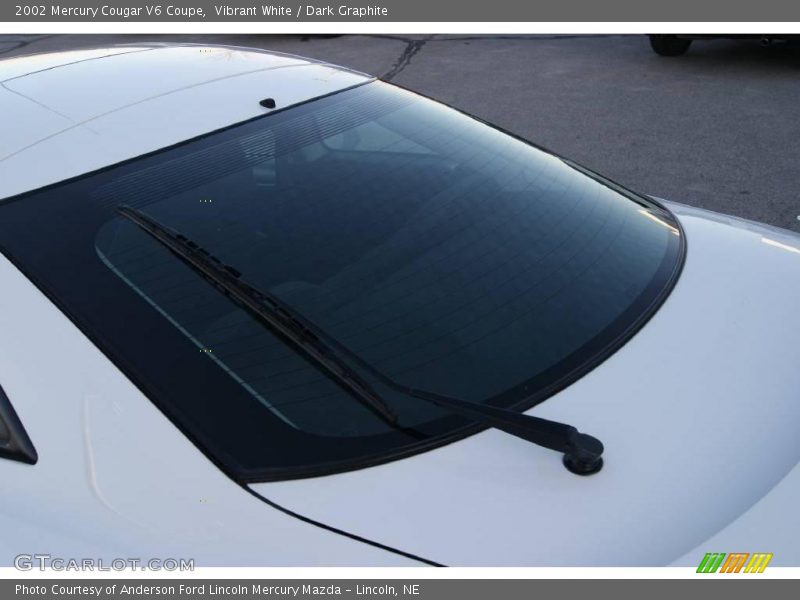 Vibrant White / Dark Graphite 2002 Mercury Cougar V6 Coupe