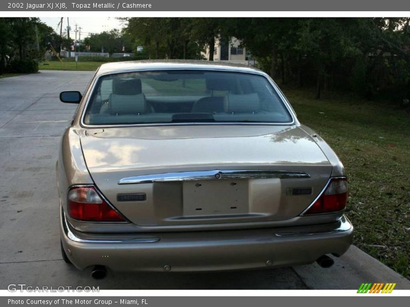 Topaz Metallic / Cashmere 2002 Jaguar XJ XJ8