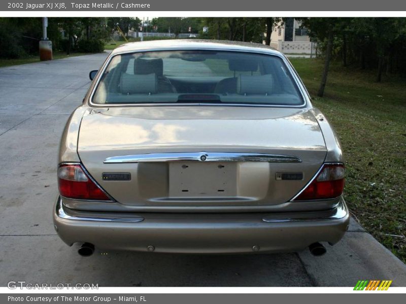 Topaz Metallic / Cashmere 2002 Jaguar XJ XJ8