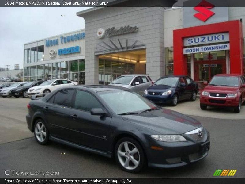 Steel Gray Metallic / Gray 2004 Mazda MAZDA6 s Sedan