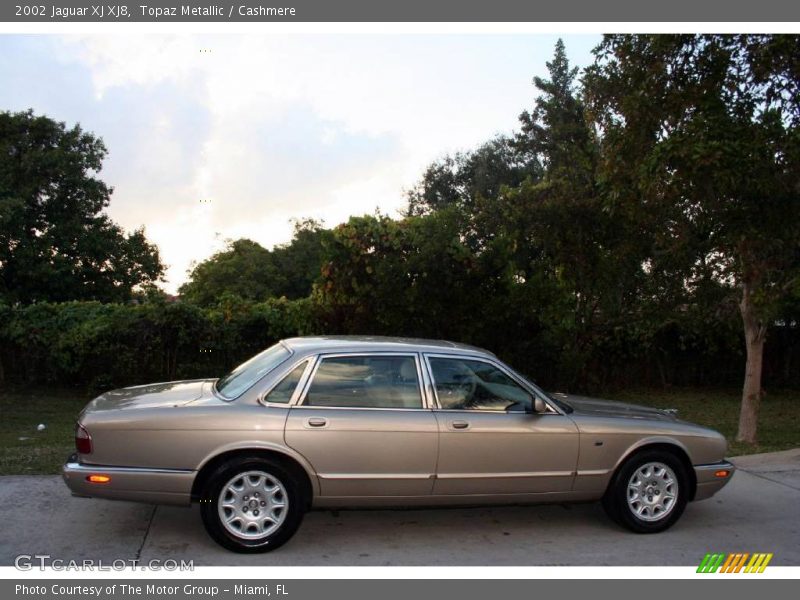 Topaz Metallic / Cashmere 2002 Jaguar XJ XJ8