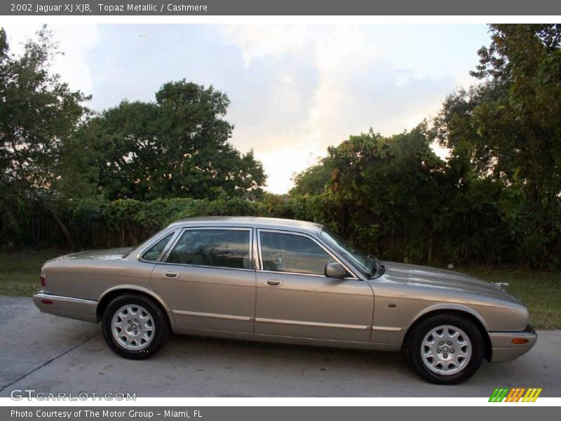 Topaz Metallic / Cashmere 2002 Jaguar XJ XJ8