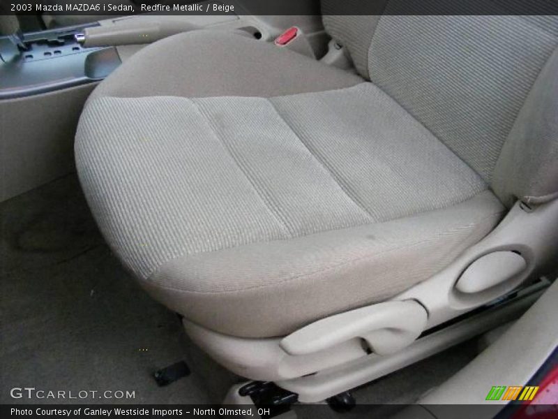 Redfire Metallic / Beige 2003 Mazda MAZDA6 i Sedan