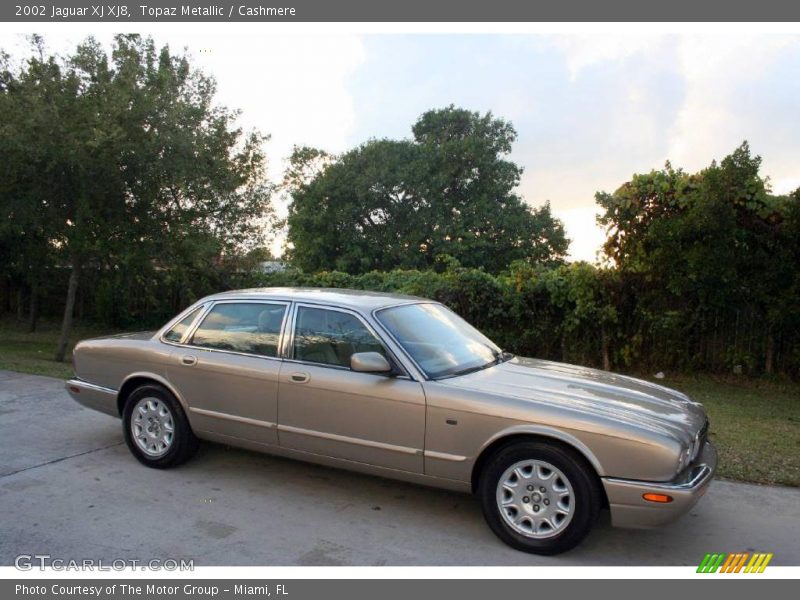 Topaz Metallic / Cashmere 2002 Jaguar XJ XJ8