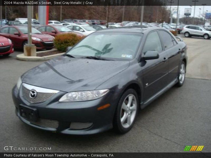 Steel Gray Metallic / Gray 2004 Mazda MAZDA6 s Sedan