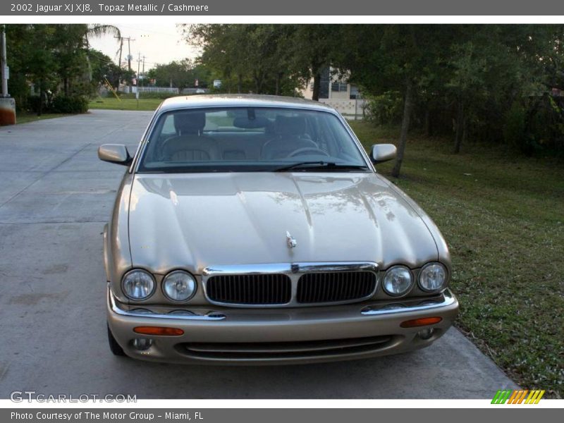 Topaz Metallic / Cashmere 2002 Jaguar XJ XJ8
