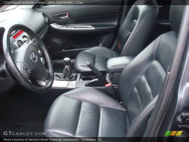 Steel Gray Metallic / Gray 2004 Mazda MAZDA6 s Sedan