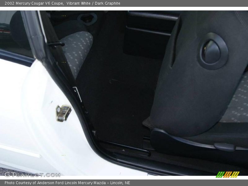 Vibrant White / Dark Graphite 2002 Mercury Cougar V6 Coupe