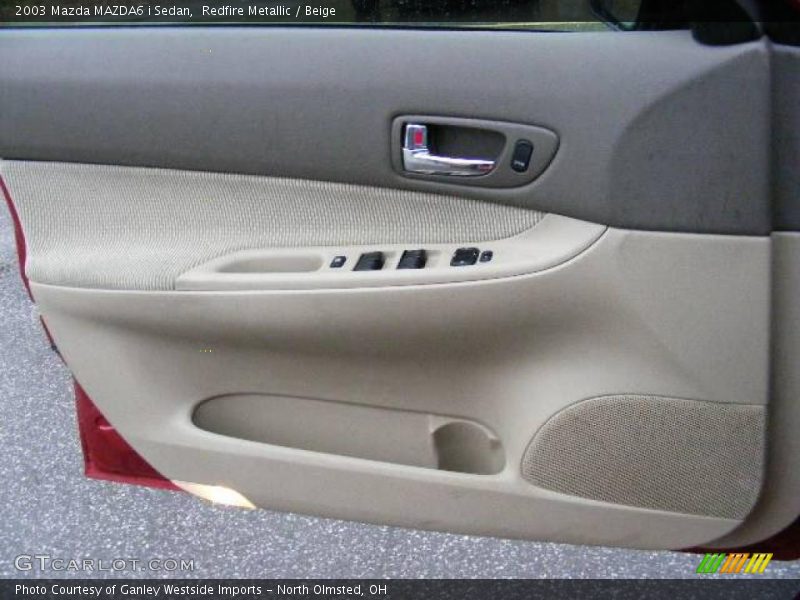 Redfire Metallic / Beige 2003 Mazda MAZDA6 i Sedan