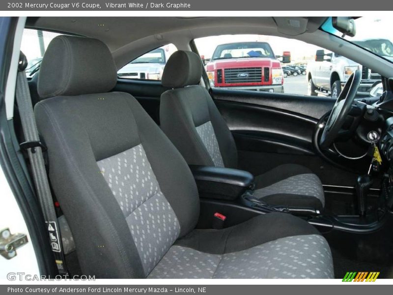 Vibrant White / Dark Graphite 2002 Mercury Cougar V6 Coupe