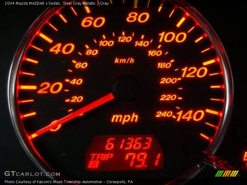 Steel Gray Metallic / Gray 2004 Mazda MAZDA6 s Sedan