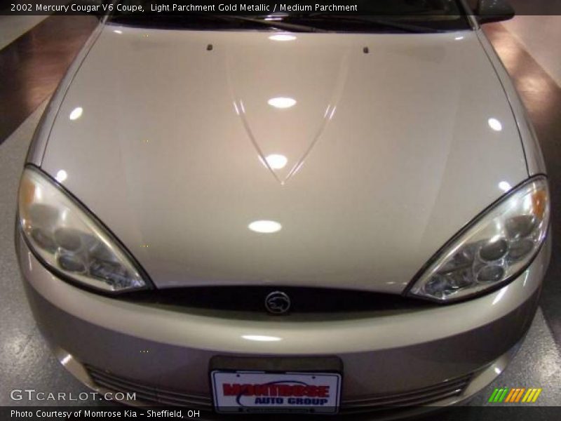 Light Parchment Gold Metallic / Medium Parchment 2002 Mercury Cougar V6 Coupe